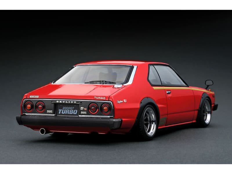 イグニッションモデル】 1/18 日産 スカイライン 2000 Turbo GT-ES (C211・ジャパン) Red  37000[IG3475]・ミニカー通販専門店ミニカーショップロビンソンから送料無料でお届けします。