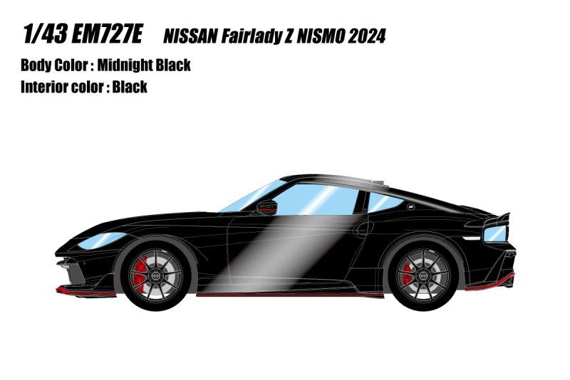 EM727E EIDOLON 1/43 NISSAN FAIRLADY Z NISMO 2024 ミッドナイトブラック