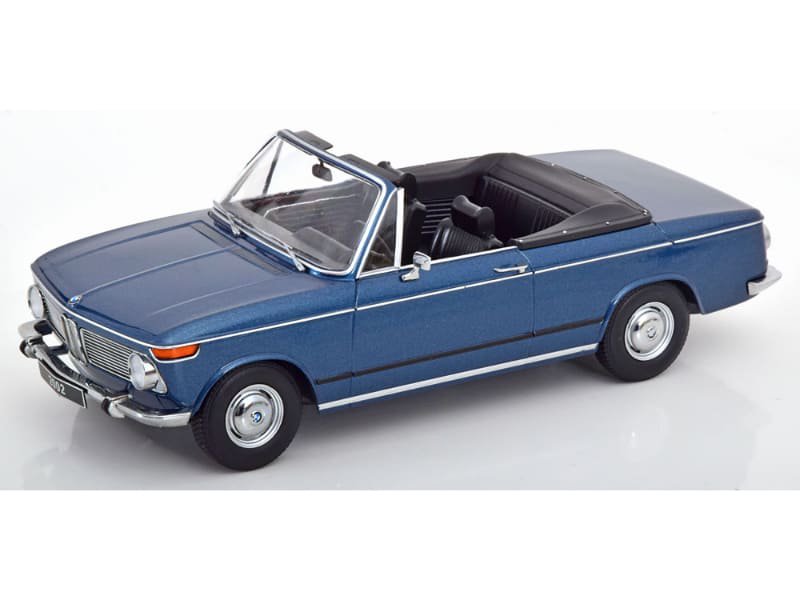 予約）【KKスケール】 1/18 BMW 1600-2 Cabrio 1968 darkblue-metallic