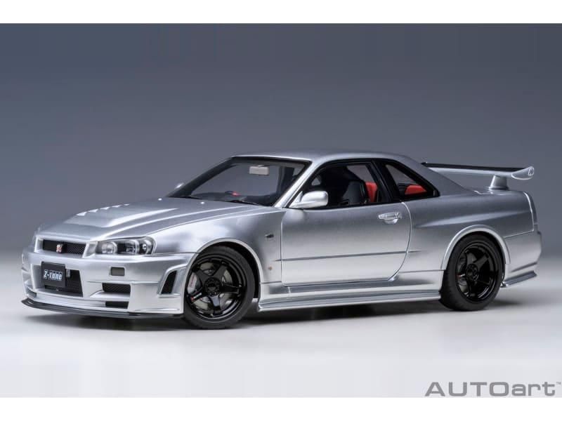 オートアート】 1/18 ニスモ R34 GT-R Z-tune （Z-tune シルバー