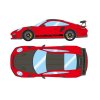 【アイドロン】 1/43 ポルシェ 911 (991.2) GT3 RS ヴァイザッハパッケージ 2018 ガーズレッド  
限定80台、国内販売40台[EM574G]