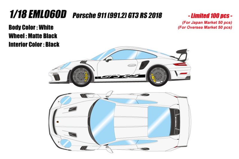 アイドロン】 1/43 ポルシェ 911 (991.2) GT3 RS ヴァイザッハパッケージ 2018 オレンジ 限定100台、国内販売50台[ EM574E]・ミニカー通販専門店ミニカーショップロビンソンからお届けします。