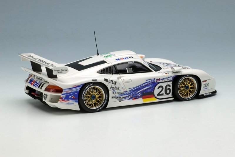 アイドロン】 1/43 ポルシェ 911 GT1 EVO ルマン24時間 1997 No.26[EM329B]