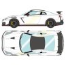 【アイドロン】 1/43 日産 GT-R NISMO 2024 ブリリアントホワイトパール  [EM685B]