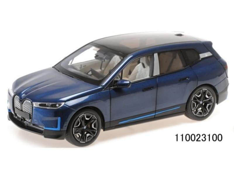ミニチャンプス】 1/18 BMW i4 M50 2022 トランザナイトブルー