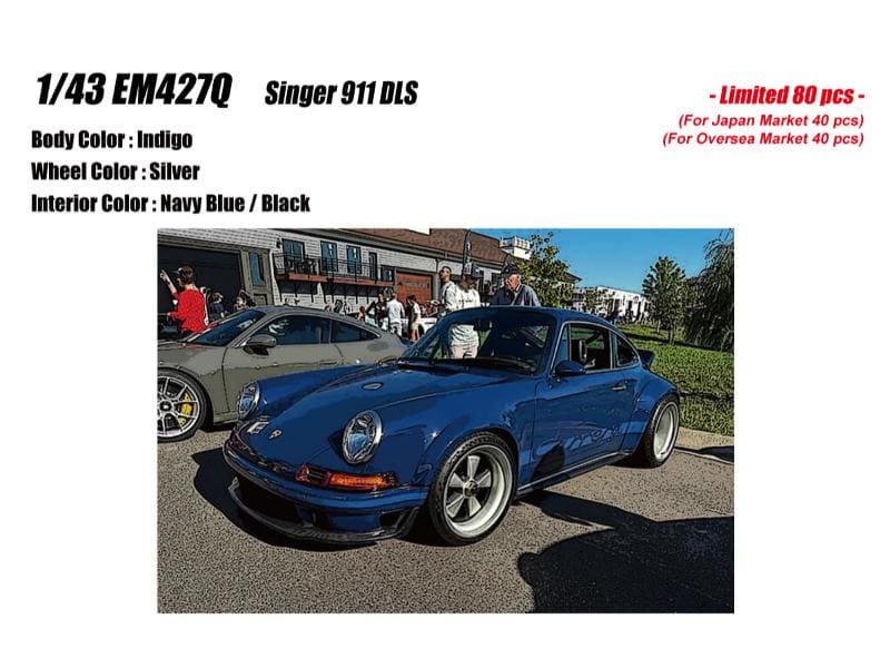 EM427Q EIDOLON 1/43 Singer 911 DLS インディゴ