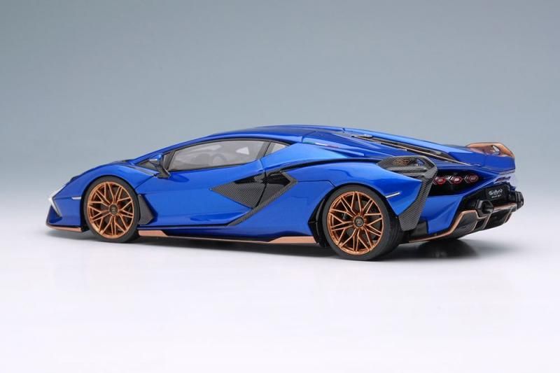 アイドロン】 1/43 ランボルギーニ シアン FKP 37 2019 ストライプ付き