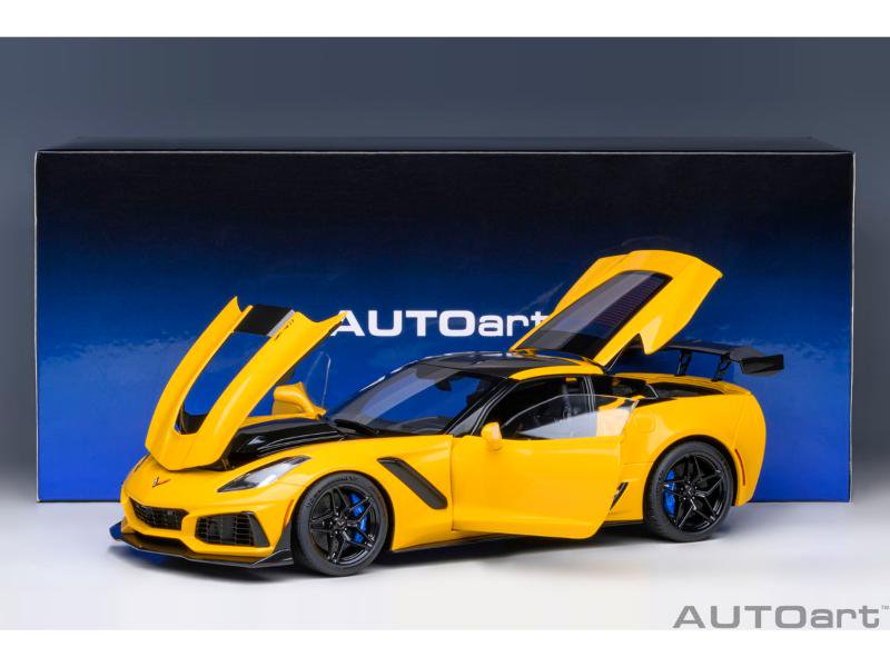 △【オートアート】 1/18 シボレー コルベット （C7） ZR1 （イエロー） [71278]・ミニカー通販専門店ミニカー ショップロビンソンから送料無料でお届けします。