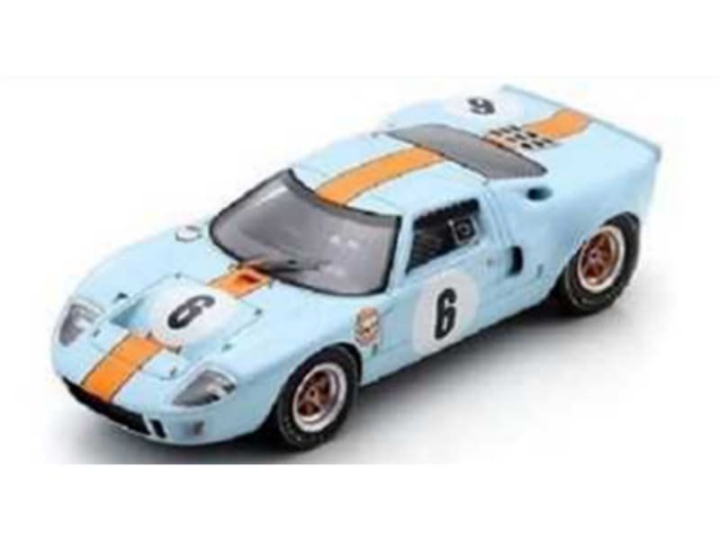 △【スパーク】 1/43 Ford GT40 No.6 2nd 6H Watkins Glen 1968P 