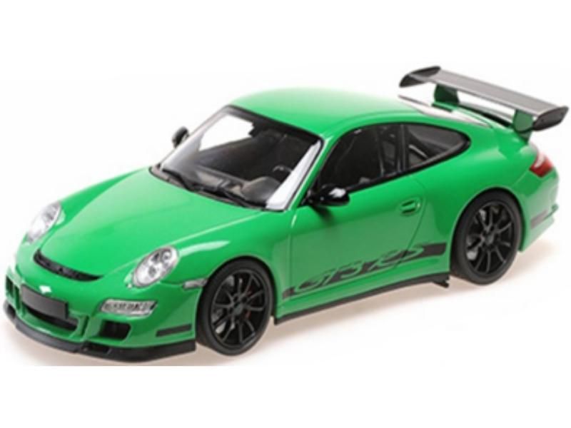ミニチャンプス】 1/18 ポルシェ 911 GT3 RS 2007 オレンジ