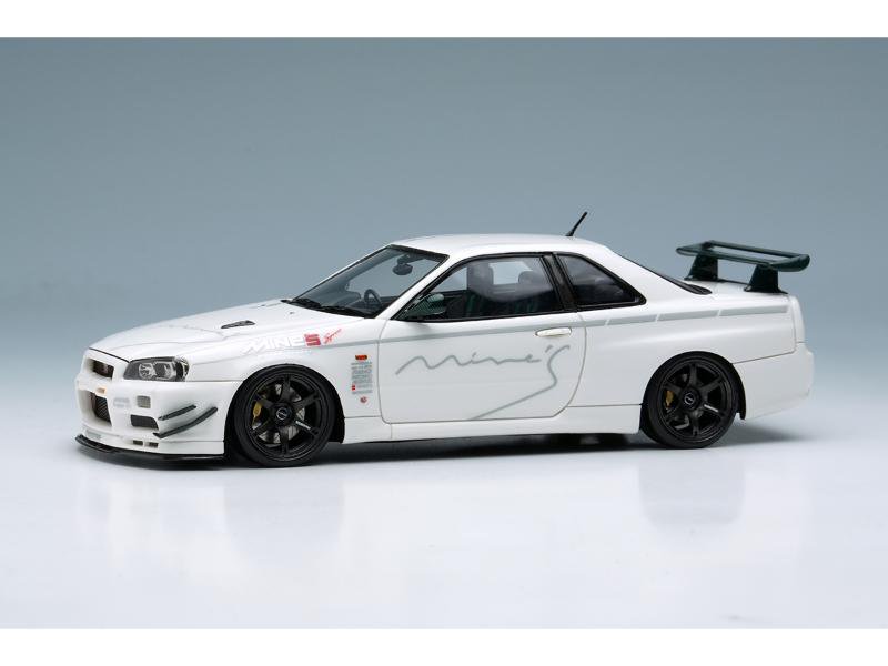 △【アイドロン】 1/43 マインズ スカイライン GT-R (BNR34) V-spec N1 東京オートサロン2024 (限定120台)  [EM760]・ミニカー通販専門店ミニカーショップロビンソンから送料無料でお届けします。