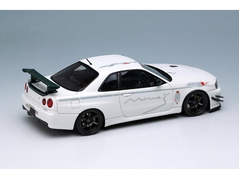 アイドロン 1/43 マインズ スカイライン GT-R (BCNR33) ホワイト