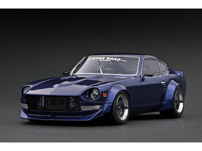 イグニッションモデル】 1/18 日産 フェアレディ Z (S30) STAR ROAD Blue  [IG3116]・ミニカー通販専門店ミニカーショップロビンソンから送料無料でお届けします。