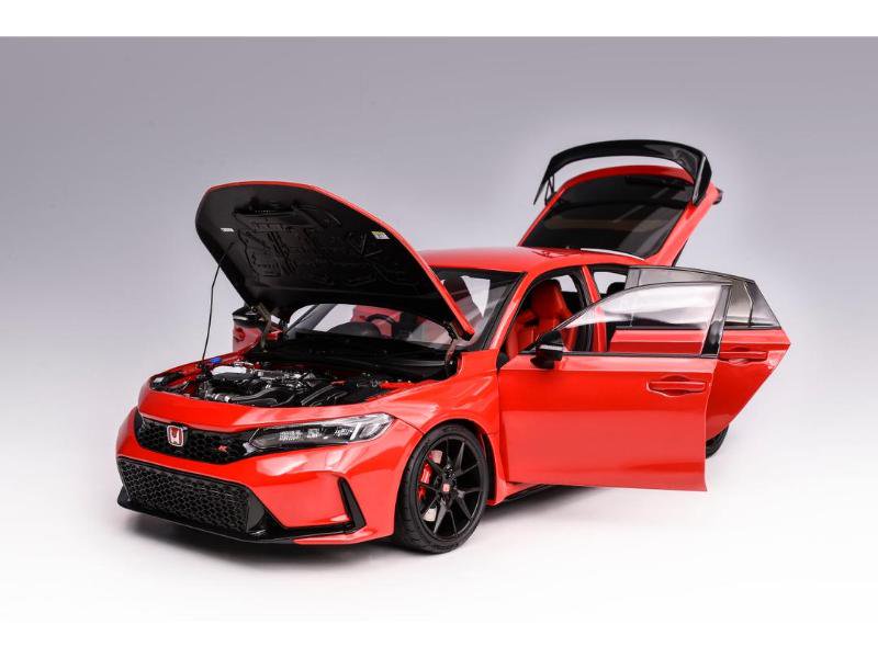 モーターへリックス 1/18 ホンダ シビック Type R (FL5) Rallye Red (M85304) ミニカー