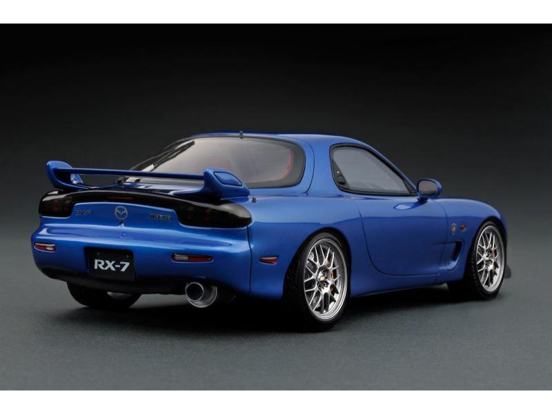 予約）【イグニッションモデル】 1/18 マツダ RX-7 (FD3S) スピリット R Type A Blue Metallic  [IG3607]・ミニカー通販専門店ミニカーショップロビンソンから送料無料でお届けします。