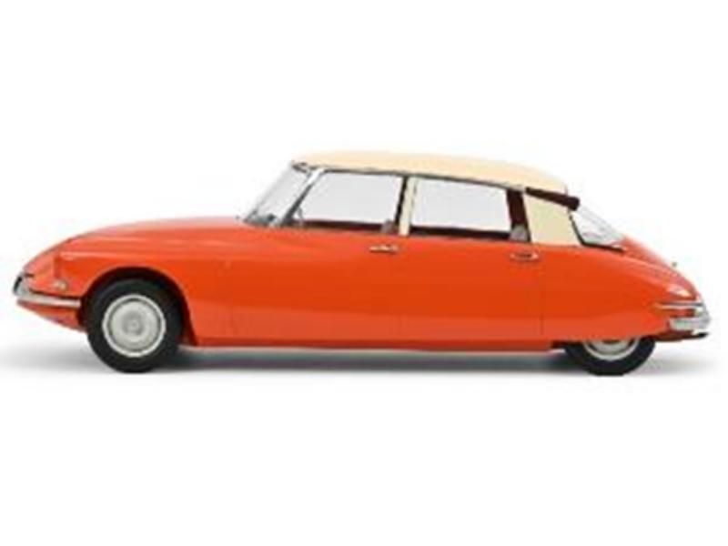 ノレブ】 1/18 シトロエン DS 19 1959 ブルー H?non トレーラー付き