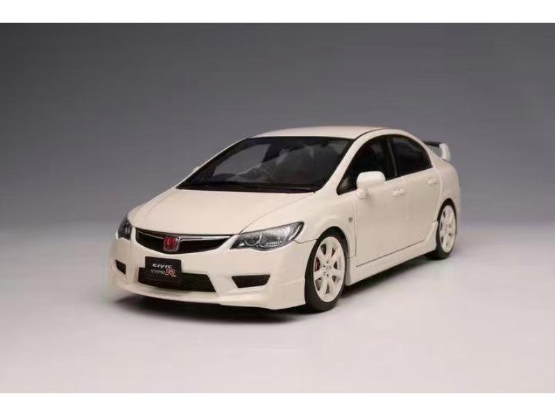 予約）【モーターヘリックス】 1/18 ホンダ シビック Type R（FD2）2007 前期型□ディスプレイエンジン+クレーン付属 チャンピオン  ホワイト[M85408]・ミニカー通販専門店ミニカーショップロビンソンから送料無料でお届けします。