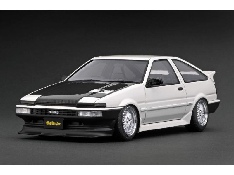 予約）【イグニッションモデル】 1/18 トヨタ スプリンター トレノ (AE86) 3Door TK-Street Ver White  [IG3489]・ミニカー通販専門店ミニカーショップロビンソンから送料無料でお届けします。