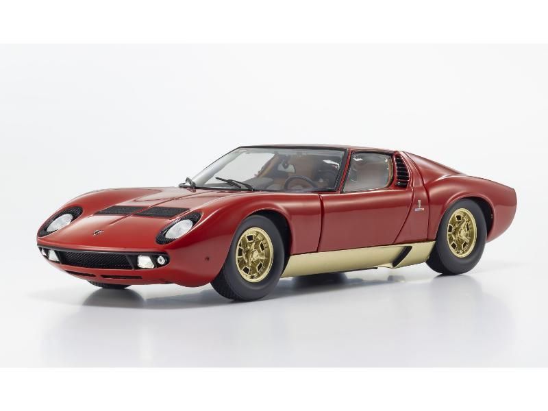 新品未開封　京商 1/18 ランボルギーニ レッド KSR18513R 京商 1/18 ランボルギーニ シルエット レッド