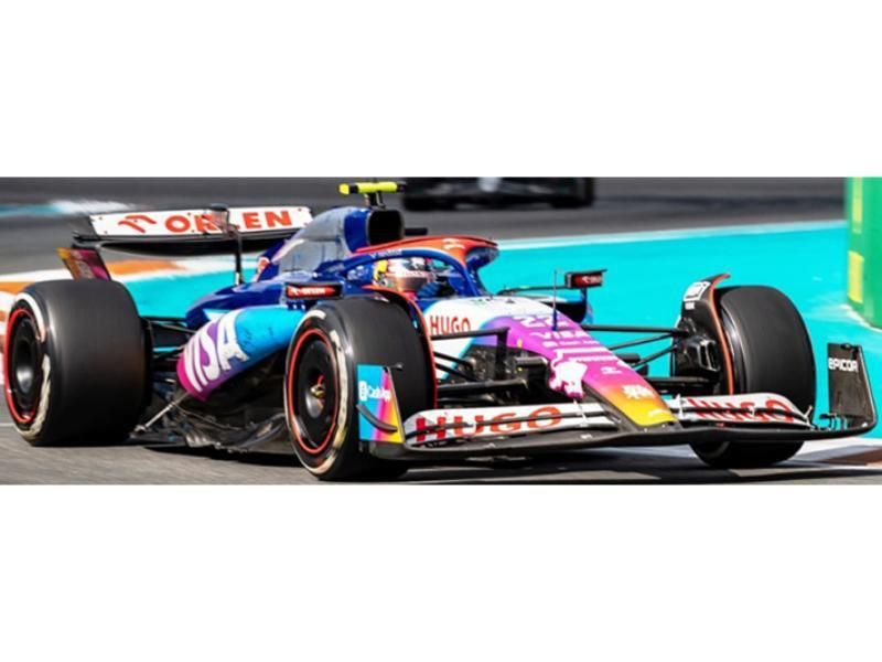 MINICHAMPS VCARB01 マイアミGP 角田裕毅　限定420個 ミニチャンプス 1/43ビザ キャッシュ RB F1 チーム VCARB01 2024