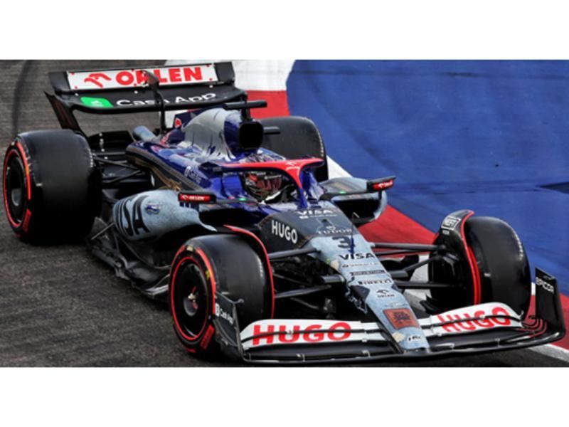 ミニチャンプス　角田裕毅 ビザキャッシュアップRB 2024マイアミGP ミニチャンプス】 1/18 ビザ キャッシュ RB F1チーム VCARB 01