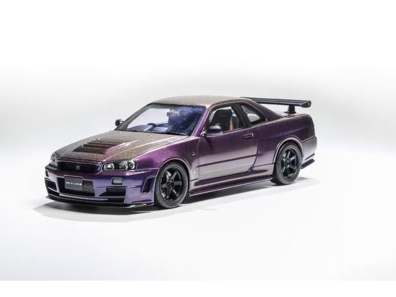 モーターヘリックス】 1/18 日産 スカイライン GT-R (R34