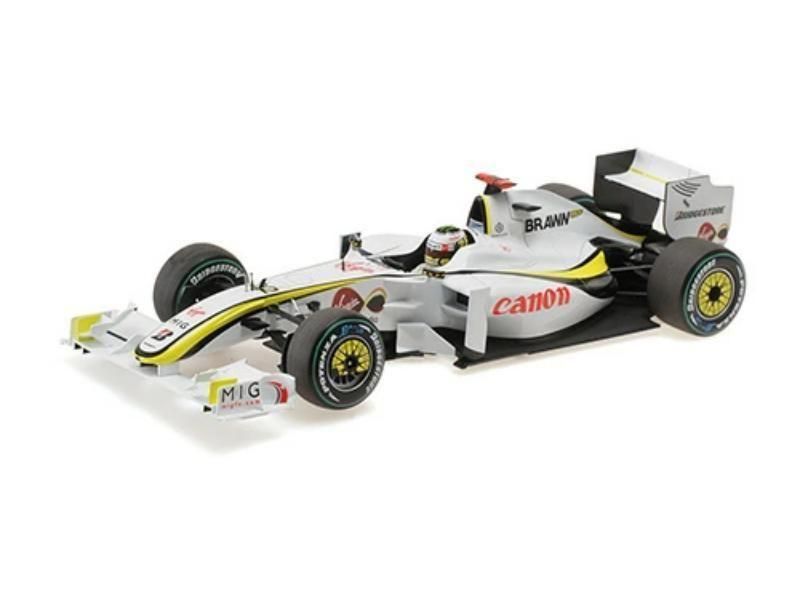 ミニチャンプス】 1/18 ブラウン GP BGP001 ジェンソン・バトン