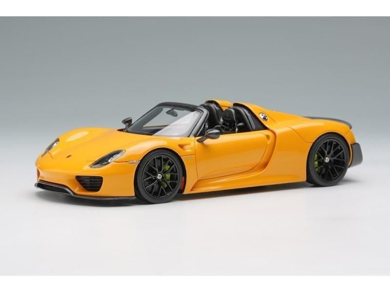 アイドロン】 1/18 ポルシェ 918 スパイダー 2011 レーシングイエロー