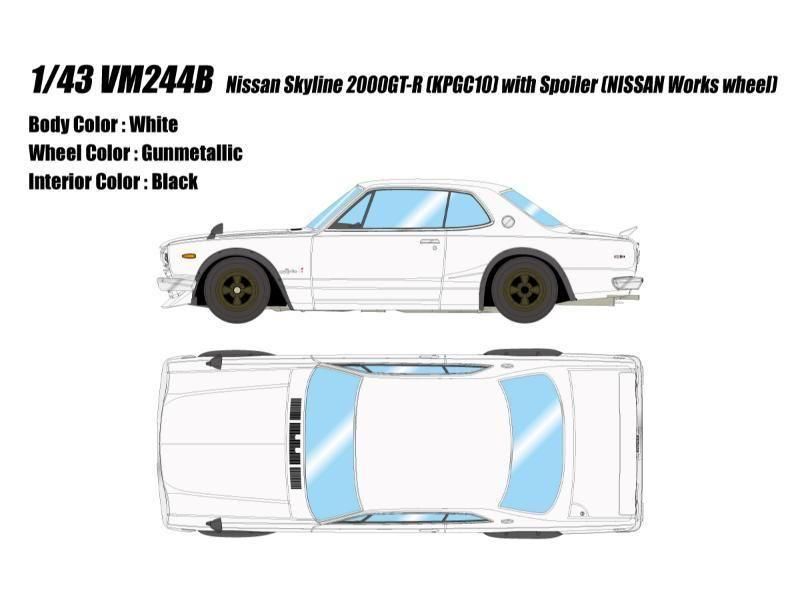 VISON 1/43 スカイライン GT-R KPGC10 ヴィジョン ハコスカ ヴィジョン】 1/43 日産 スカイライン 2000 GT-R (KPGC10