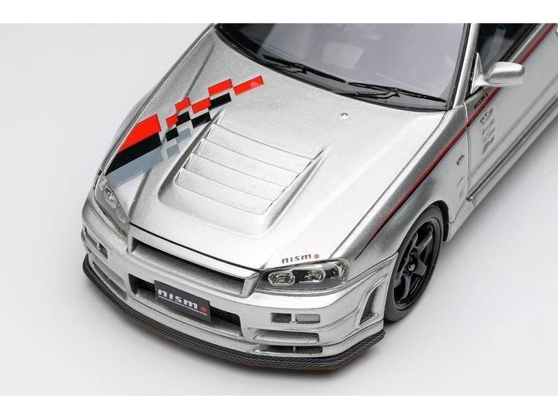 エブロ（絶版品）1/43ニスモR34GTーR Zーtune シルバー エブロ（絶版品）1/43ニスモR34GTーR Zーtune シルバー AUTOart 1/18
