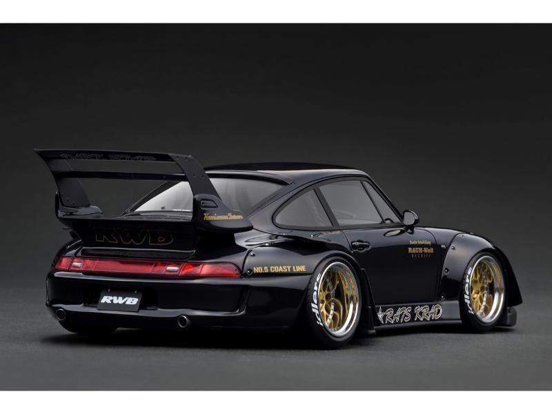 RWB993 DARK STAR イグニション黒 ignition model 6/1 予約締切 RWB 993 Black (1/18 Scale