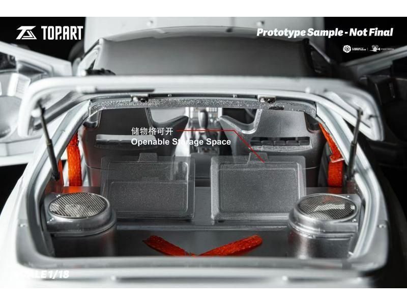 トップアートモデル】 1/18 マツダ RX7 FC3S 1989 ホワイトSilver