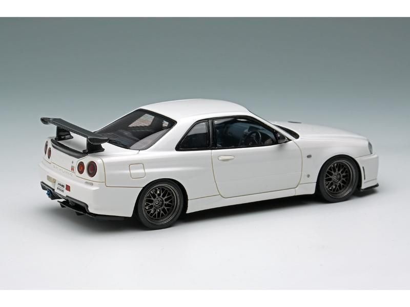 アイドロン 1/43 マインズ スカイライン GT-R (BCNR33) ホワイト