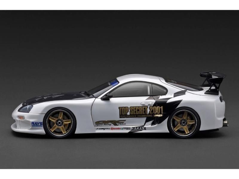 イグニッションモデル 1/18 TOP SECRET スープラ IG3742 イグニッションモデル】 1/18 TOP SECRET GT300 スープラ (A80) White