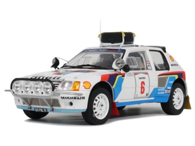 オットーモビル】 1/18 プジョー 205 T16 サファリラリー 1985