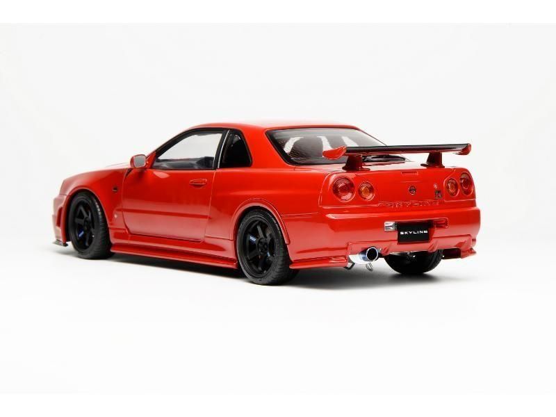 モーターへリックス】 1/18 日産スカイライン GT-R (R34