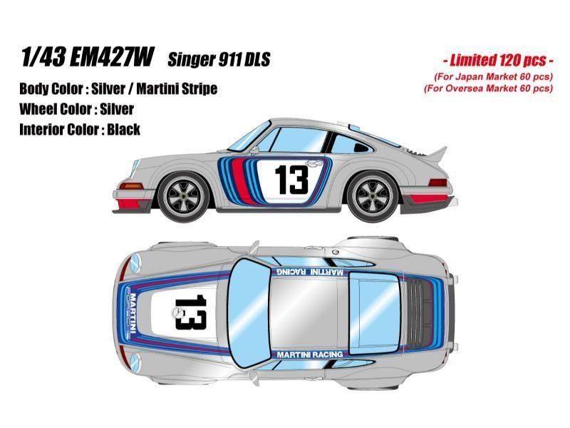 新品 1/43 アイドロン ポルシェ シンガー 911（964） マルホランド Make Up Co., Ltd. / Singer 911 (964) Coupe