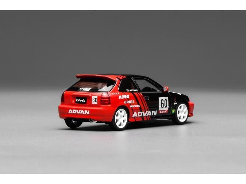 モーターヘリックス】 1/64 ホンダ シビック TYPE R (EK9) Advan
