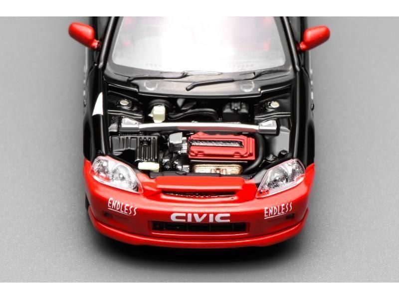 モーターヘリックス】 1/64 ホンダ シビック TYPE R (EK9) Advan