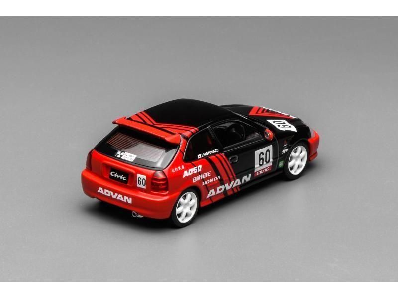 モーターヘリックス】 1/64 ホンダ シビック TYPE R (EK9) Advan