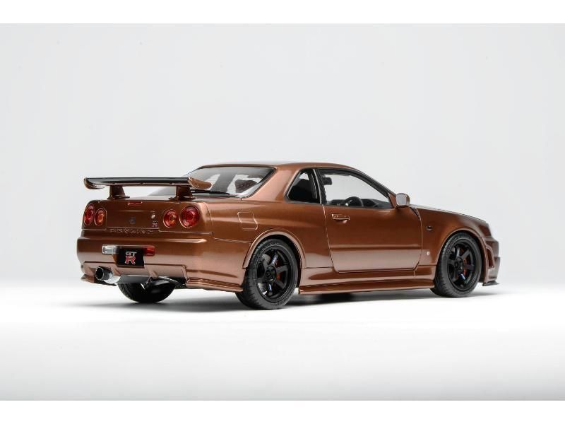 モーターヘリックス】 1/18 日産スカイライン GT-R (R34) CUSTOMIZED