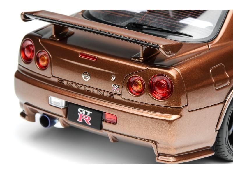 モーターヘリックス】 1/18 日産スカイライン GT-R (R34) CUSTOMIZED