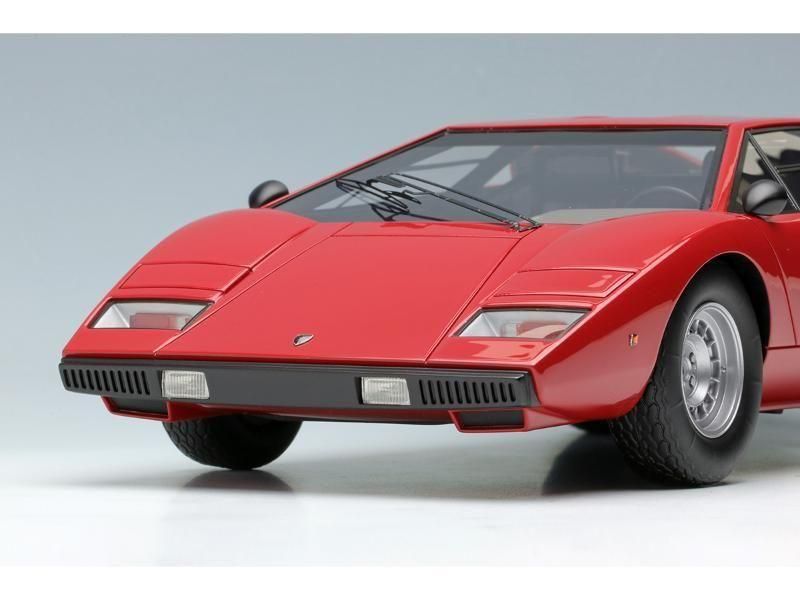 アイドロン】 1/18 ランボルギーニ カウンタック LP400 1974 レッド