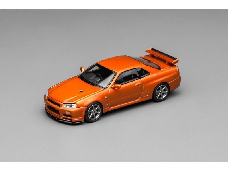 モーターヘリックス】 1/64 日産スカイライン GT-R(R34) V-Spec Ⅱ