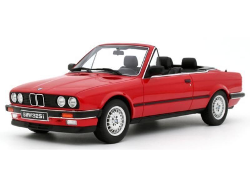 オットーモビル】 1/18 BMW 325i コンバーチブル 1986 (レッド