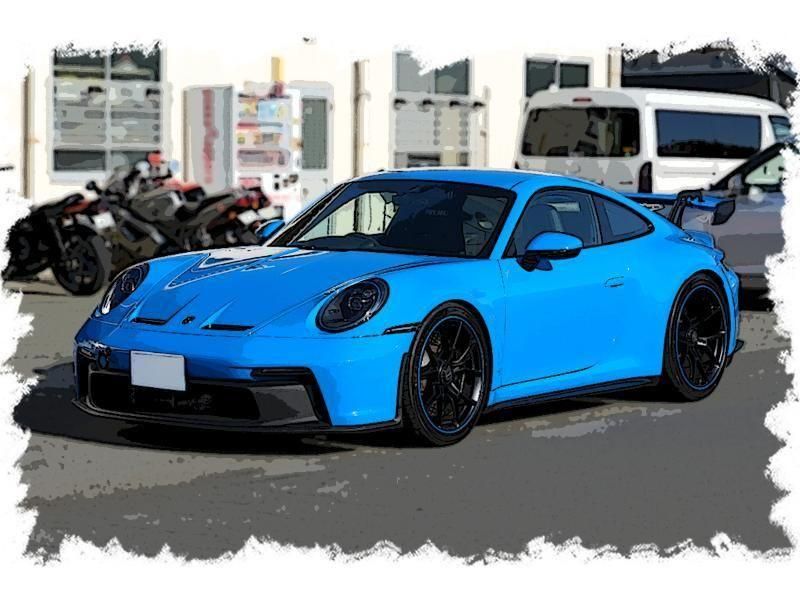 アイドロン】 1/43 ポルシェ 911 (992) GT3 2021 シャークブルー [EM758A]