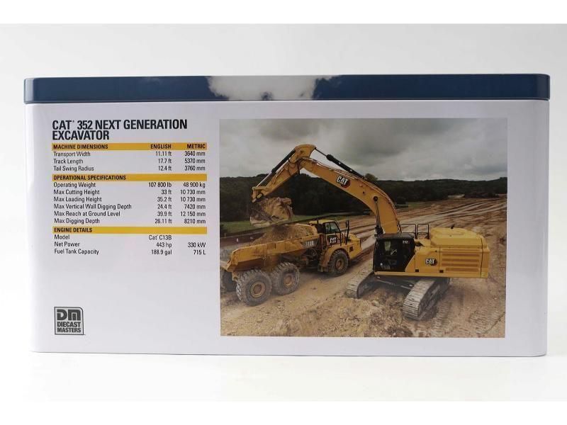 ダイキャストマスター】 1/50 キャタピラー CAT 352 油圧ショベル