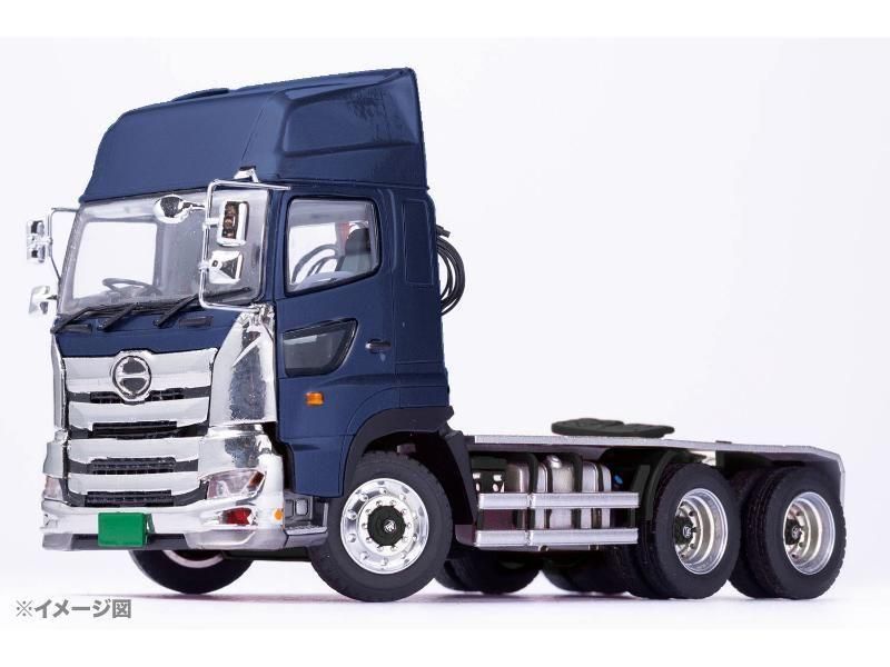 1/50 日野プロフィアSS 6×4 ハイルーフ現行　ミッドナイトパープル プラッツ】 1/50 日野プロフィアSS 6×4 ハイルーフ イエロー 現行