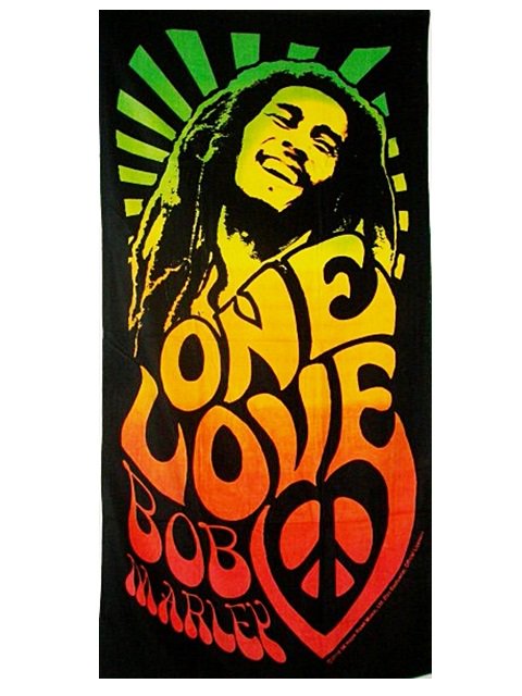 バスタオルBOB MARLEY柄】ショッピング 販売 -☆REGGAE MART-レゲエ