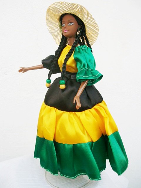 レゲエ ジャマイカ ガール人形 箱入り ジャマイカカラードレス Reggae Mart レゲエファッションとレゲエグッズの通販ネットショップ レゲエ マート